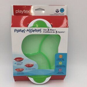Playtex Baby BPA-Free 3-In-1 Plate Infants to Toddlers Green